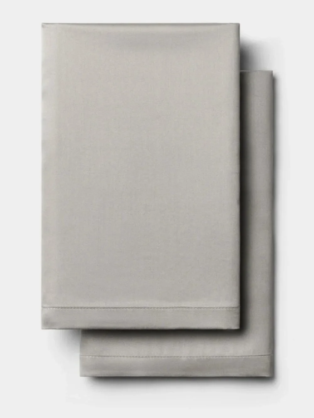 NWT Cozy Earth King Bamboo Pillowcases Set of 2 Light Grey